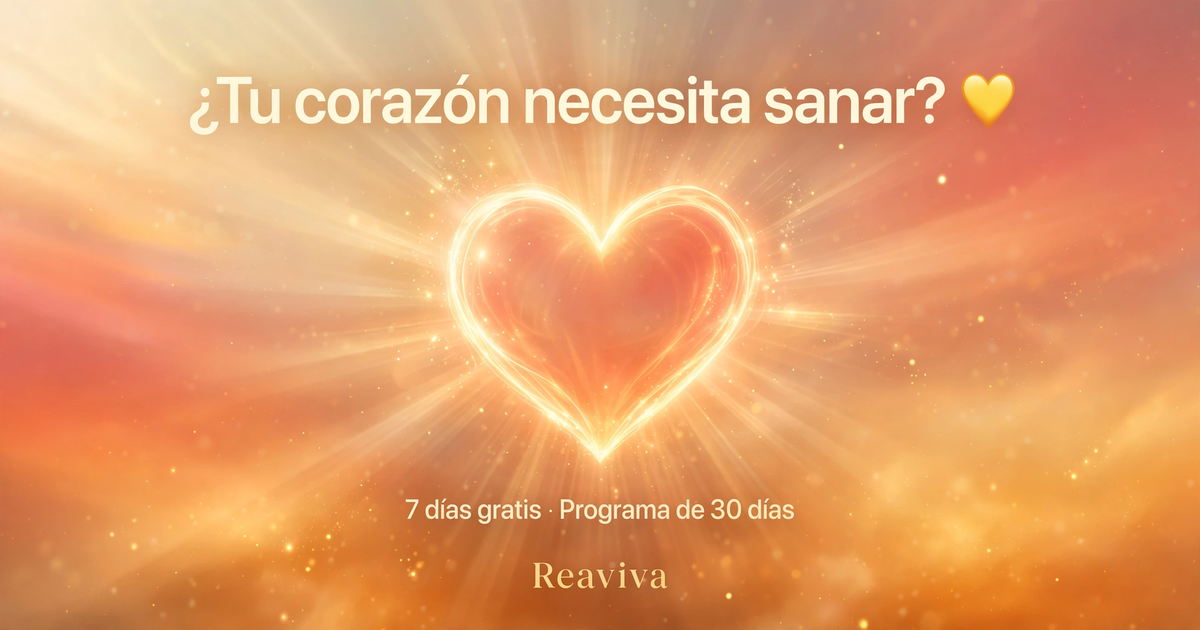 ¿Tu corazón necesita sanar?